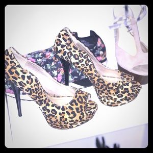 Cheetah heels.